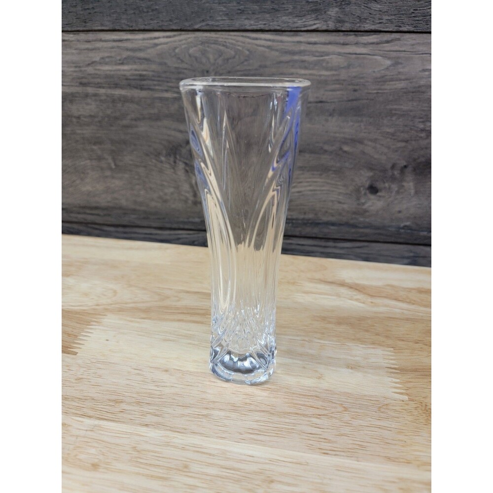 CRISTAL D'Arques 6.75" Lead Crystal Bud Vase Made In France Bleikristall Vintage